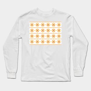 Romanian traditional motif Long Sleeve T-Shirt